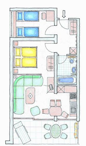 Apartamento Die Bergresidenz
