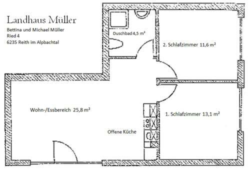 Apartamento Landhaus M�ller