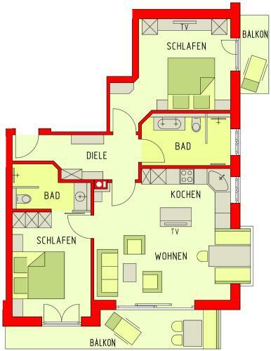 Apartamento Landhaus Deiser Ferienwohnungen, Haus Maximilian