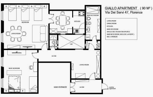 Apartamento Residenza Brasca - Visitaflorencia