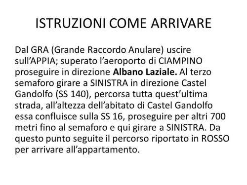 Apartment Castel Gandolfo