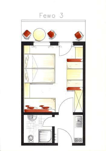 Apartamento G�stehaus Zum Wurm