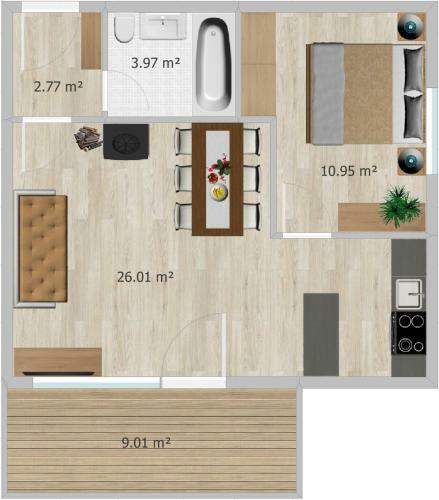 Apartamento Ferienwohnung Seeblick