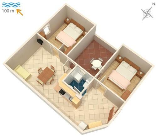 Apartment Karigador 2534b