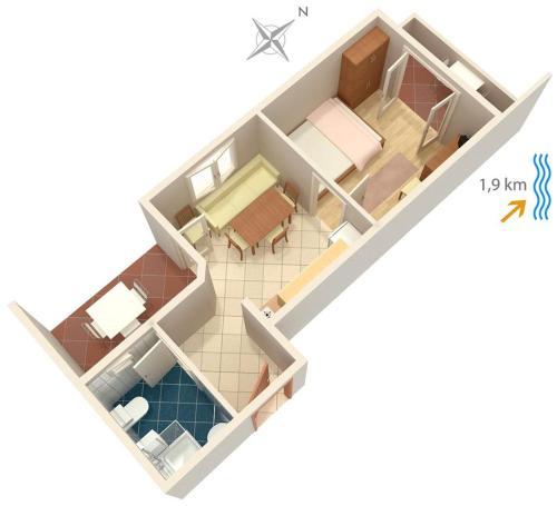 Apartment Sveti Anton 5288c