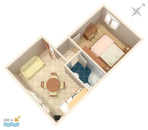 Apartment Orebic 4500c