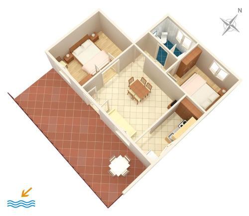 Apartment Seget Vranjica 1038a