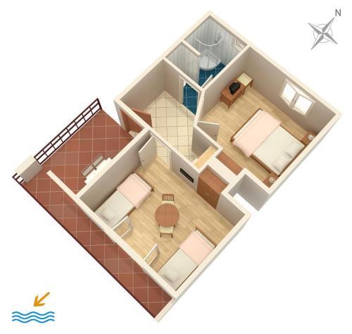 Apartment Novi Vinodolski 5486a