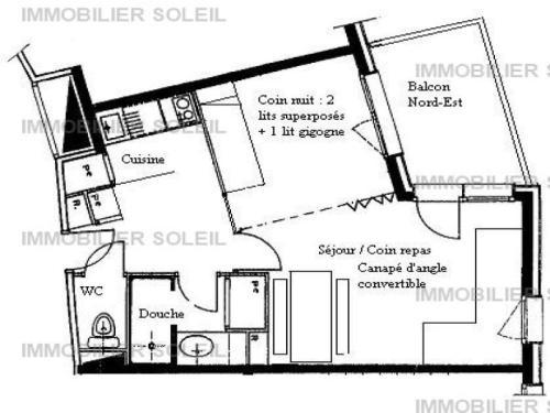 Rental Apartment Clairi�re - Valmorel
