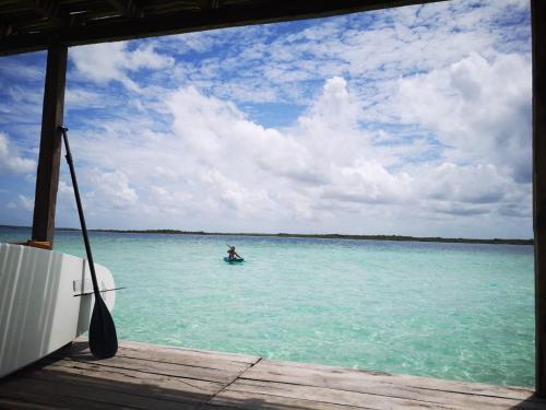 Lodge Private Cabin In Bacalar With Your Own Deck!