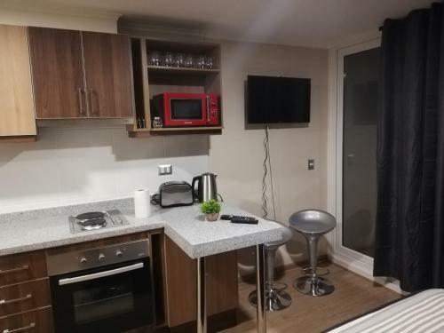 Apartamento Depto Estudio Centro Blanco 1811