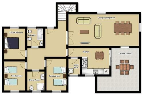 Punta Prima Villa Sleeps 8 Pool Wifi