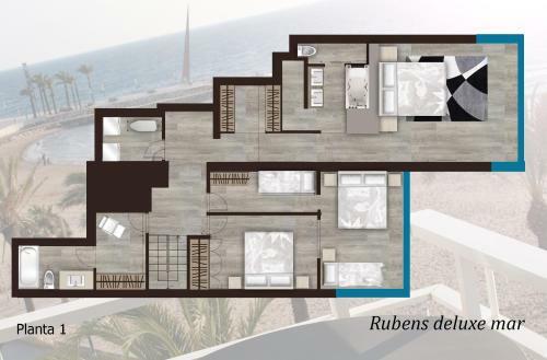 Apartamento C&b Rubens Luxury Mar