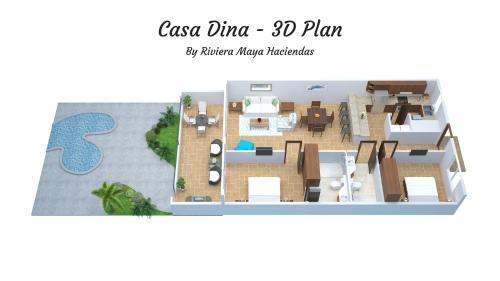 Apartamento Riviera Maya Haciendas, Casa Dina