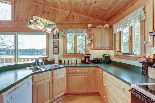 Two Story Adirondack Log Cabin