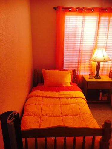 Bed & Breakfast Red Orange Yellow Guest Room