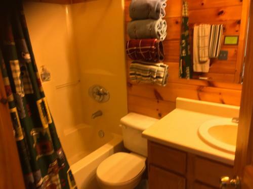 Bear Tracks Mountain Laurel Wood Fireplace Cabin