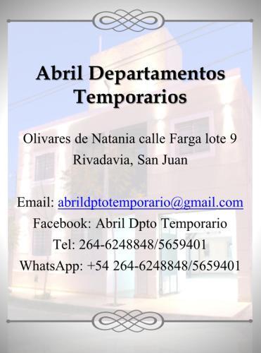 Apartamento Abril Dptos Temporarios