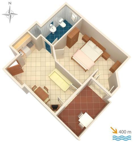 Apartment Baska 5444c
