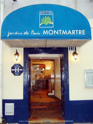 Hotel Jardins De Paris Montmartre