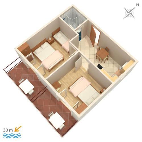 Apartment Makarska 2640a