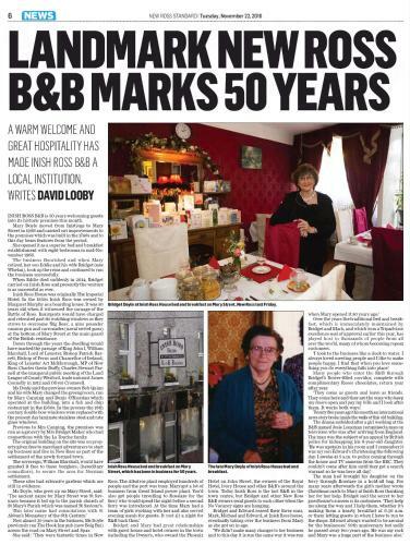 Bed & Breakfast Inishross House