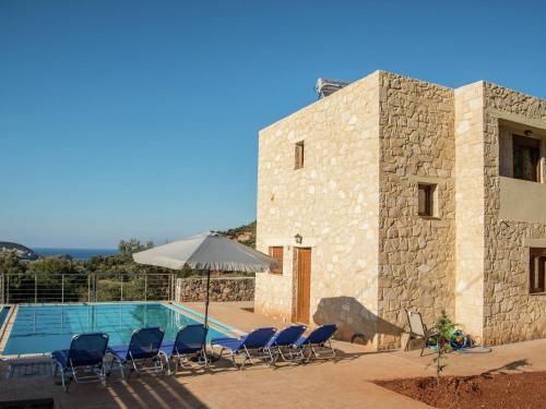 Typical Greek Villa In Crete With Private Pool