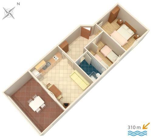 Apartments With A Parking Space Caska (pag) - 4089
