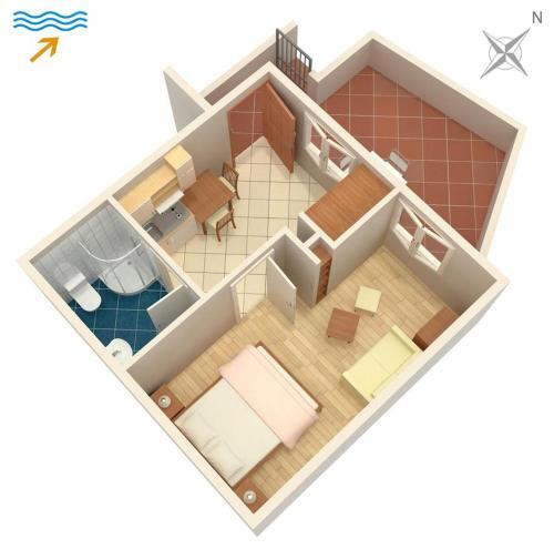 Apartment Postira 2913b