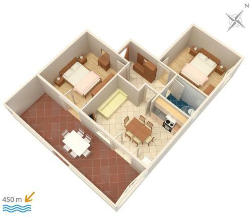 Apartment Povljana 244d