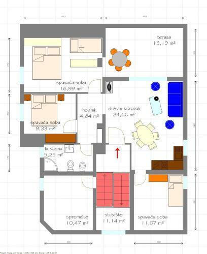 Apartments In Selce 13938