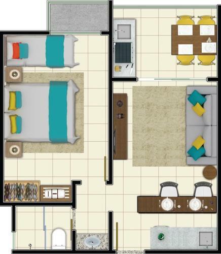 Apartamento Ol�mpia Parque Resort