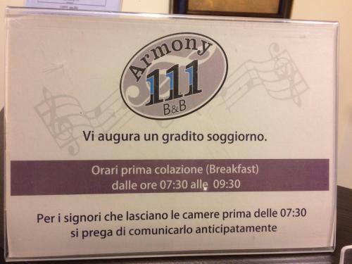 B&B Armony 111