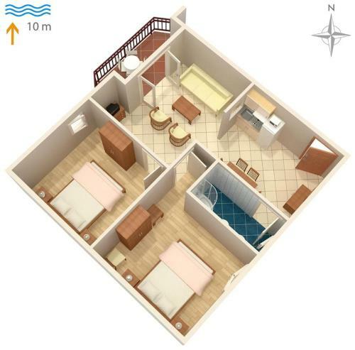 Apartment Kraj 3460c