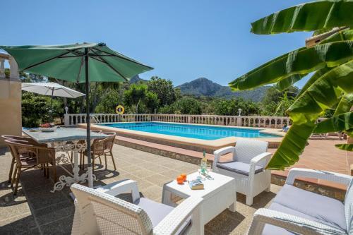 Pollenca Villa Sleeps 6 Pool Air Con Wifi