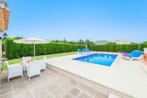 Pollenca Villa Sleeps 6 Pool Air Con Wifi