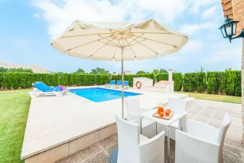 Pollenca Villa Sleeps 6 Pool Air Con Wifi