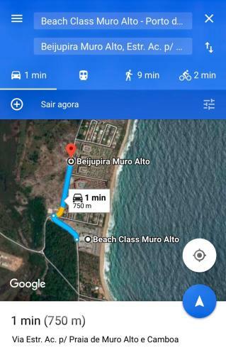 Apartamento Flat Beach Class Muro Alto