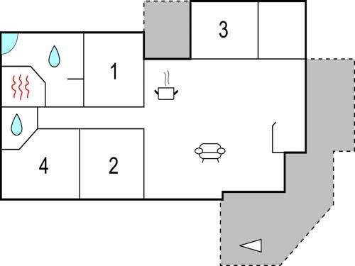 Four-bedroom Holiday Home In Hjorring