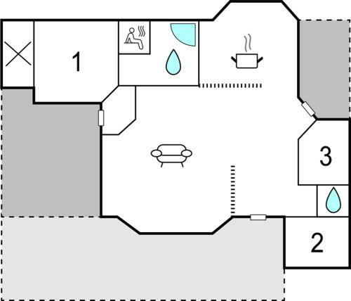 Three-bedroom Holiday Home In Lokken