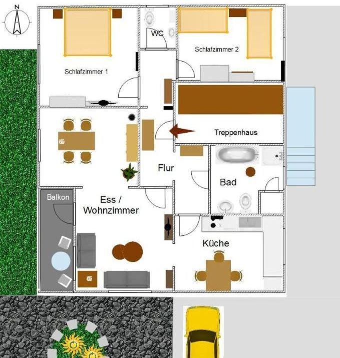 Apartamento Ferienwohnung Odenwaldblick