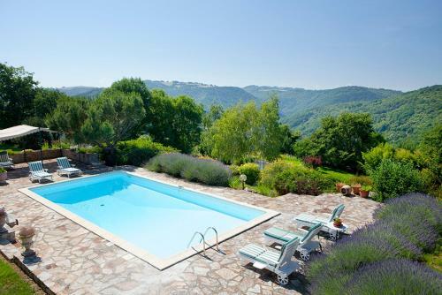 Saint-andre-de-najac Villa Sleeps 8 Pool Wifi