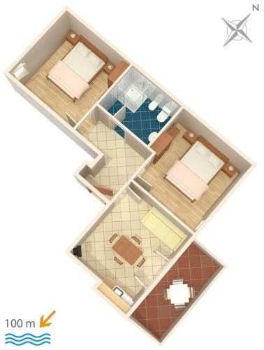 Apartment Novigrad 3349a