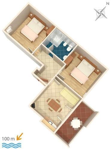 Apartment Novigrad 3349a