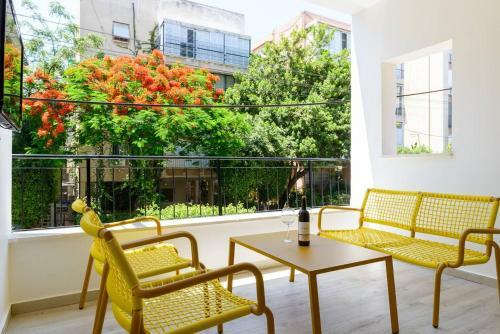 Apartamento Bograshov Beach - Dizengoff W/ Balcony & Parking