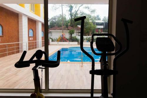 Apartamento Plush Studio With Pool: 5min Walk To Vagator Beach