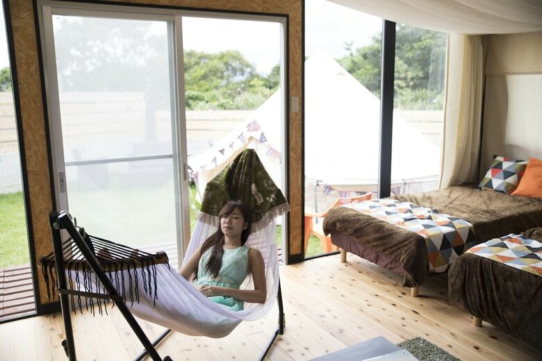 Apartamentos Half Glamping Hoshioto