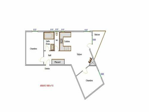 Apartamento Appartement Aravis 1600