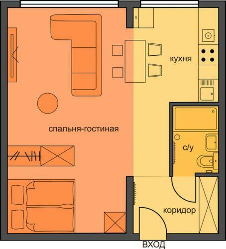 Apartamento Kvart-hotel Moscow Ring