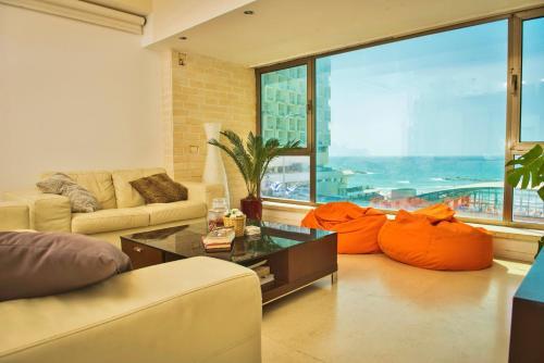 Apartamento Luxury Full Sea View Apt Facing Gordon Beach